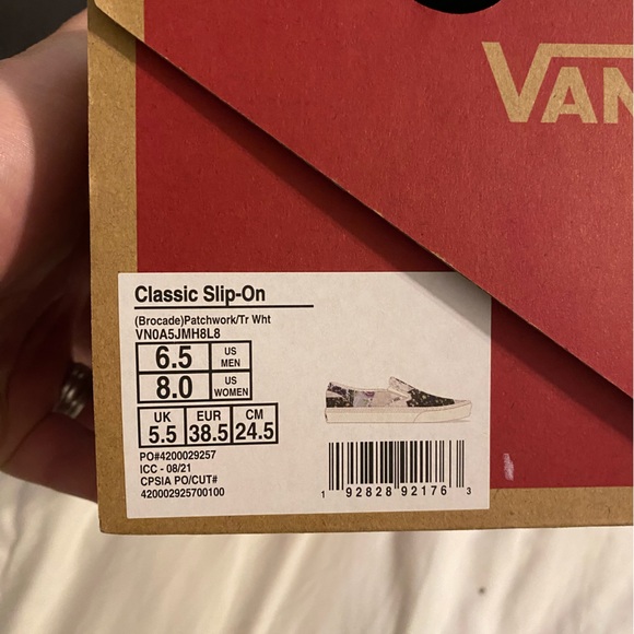 Vans Brocade Patchwork woman’s classic slip on - Picture 9 of 9